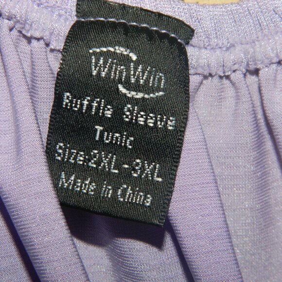 WinWin Bell Sleeve Lace Tunic Top Size 2XL-3XL (VV-13) - Picture 3 of 5